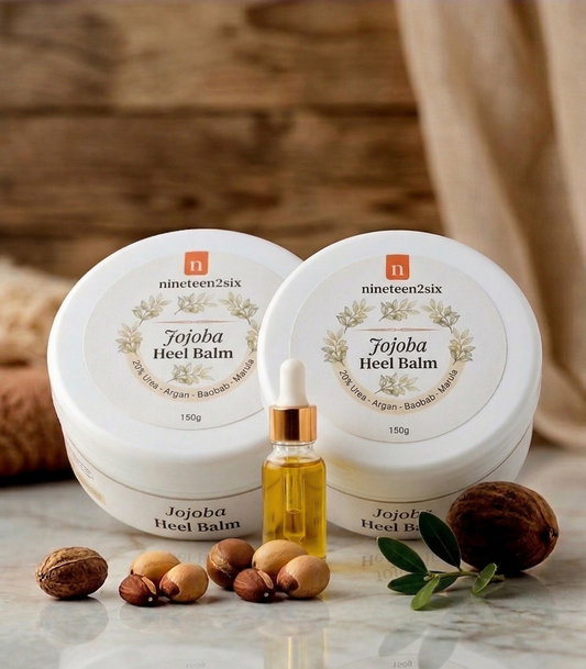 Double Jojoba Heel Balm (2 tubs) – Free Shipping Included 🚚